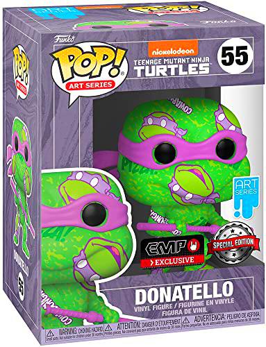 Funko 58750 Pop! Art Series: TMNT - Donatello (Edición Especial) #55