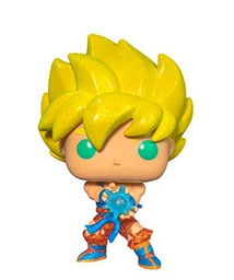 Popsplanet Funko Pop! Animation - Dragon Ball Z - Super Saiyan Goku with Kamehameha (Diamond Glitter) Exclusive to Special Edition And Diamond Collection #948