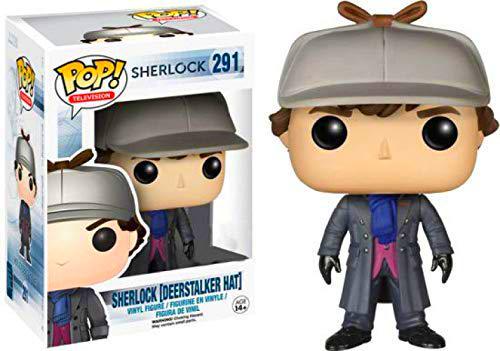 Funko 023914 Pop Television: Sherlock Holmes con Deers Talker Tiene 291 Vinilo Figure