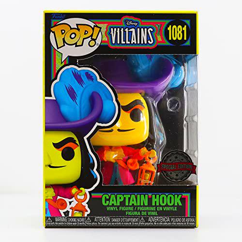 Funko Pop! Disney Villains Pop! Captain Hook #1081 Blacklight Exclusive