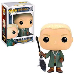 Funko Harry Potter - Cabeza Bobble Pop Nº 19 - Draco Malfoy Quidditch