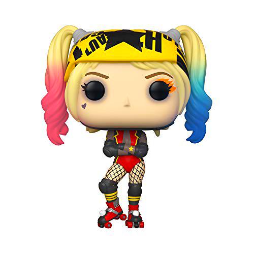 Funko- Pop Heroes: Birds of Prey-Harley Quinn (Roller Derby) Collectible Figure