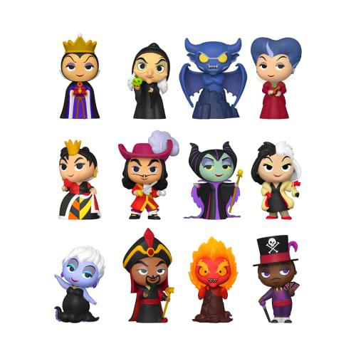 Funko 57347 Mystery Mini Disney Villains- 12PC PDQ