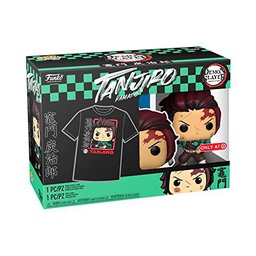 Funko Pop&amp;tee: Demon Slayer- Tanjiro(BL)-L, 62493