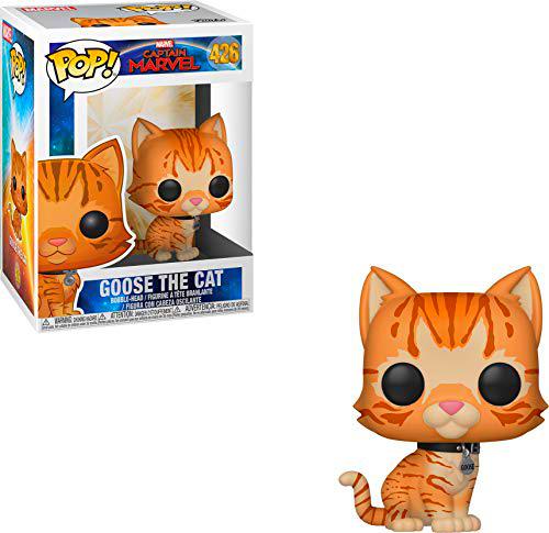 Funko - Pop! Marvel: Captain Marvel - Goose The Cat Figura Coleccionable