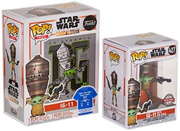 Funko Pop! Tees 517690 Star Wars The Mandalorian IG-11 Niño en bolso