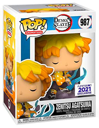 Funko Pop! Demon Slayer Zenitsu Agatsuma Funimation 2022 Exclusivo