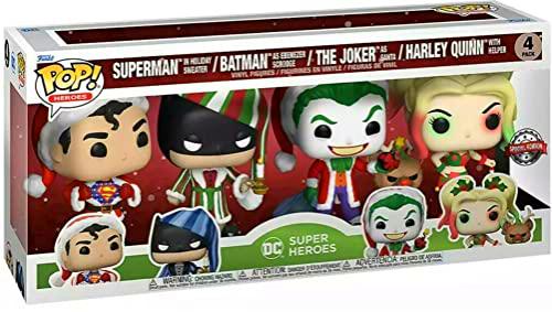 Funko Pop! Heroes DC Super Heroes 4 unidades de figuras de vinilo edición especial