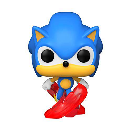 Funko- Pop Games 30th-Running Sonic Figura Coleccionable