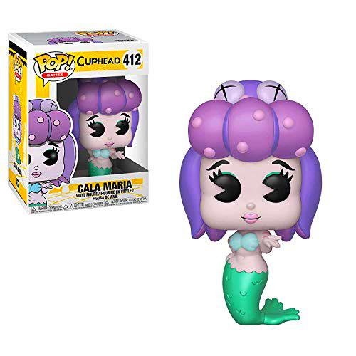 Funko 34471 Pop Vinilo: Juegos: Cuphead: Cala Maria, Multi