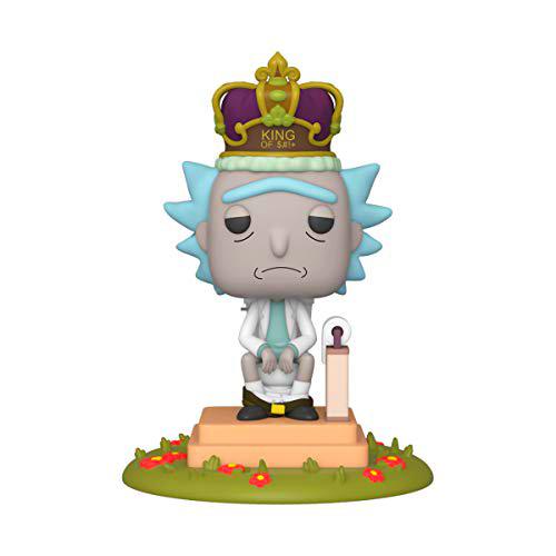 Funko-Pop Animation: Rick &amp; Morty-King of $#+ w/Sound Rick and Morty Collectible Toy