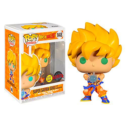 POP! Animation 948 Dragon Ball Z - Super Saiyan Goku con Kamehameha Wave Glow in The Dark