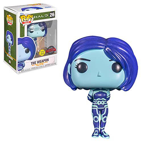 Funko POP! : Halo Infinite The Weapon #026 Glow in The Dark Exclusivo protector de figura de vinilo y caja que incluye