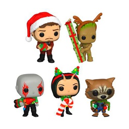 Funko Pop Marvel: Holiday- GotG 5PK - Exclusive to Amazon