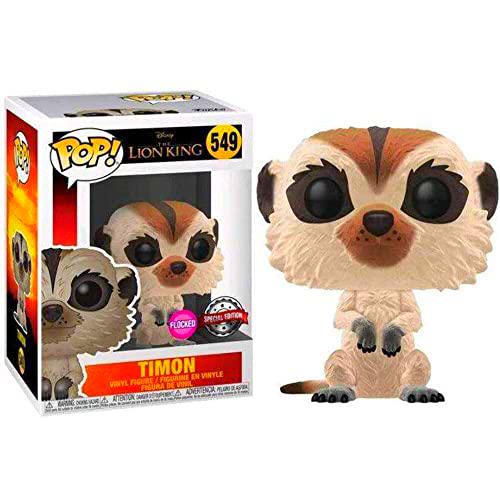 Funko 40698 Pop! El Rey León (Live) - Timon Flocked