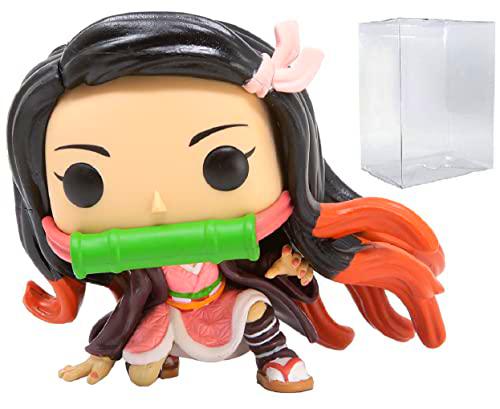 Demon Slayer - Figura de vinilo Nezuko Kamado Funko Pop! (empaquetado con funda protectora de caja pop compatible)