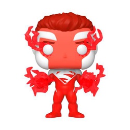 Funko Pop Heroes: DC- Superman (Red) - Exclusive to Amazon