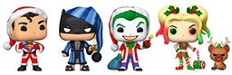 Funko POP Heroes: DC Holiday, 4 TLG.