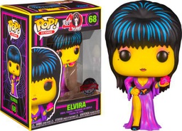 Funko Pop Elvira 68 Mistress of The Dark Blacklight Special Edition