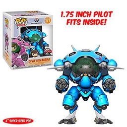 Pop! Overwatch - D.Va with Meka, Blueberry, 15 CM Exclusive