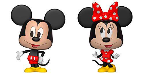 Funko 26673 VYNL 4 en Paquete de 2: Disney: Mickey &amp; Minnie, Multi