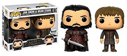 Funko - Figura de Vinilo de Jon Nieve y BRAN Stark de Juego de Tronos Pop