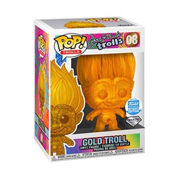 Funko Pop! Trolls: Good Luck Trolls - Diamond Collection Gold Troll Limited Edition Version Vinyl Figurine #8