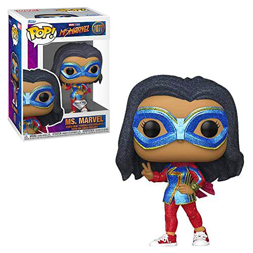 Funko Pop! Marvel: Ms. Marvel - Colección Diamond Hot Topic Exclusivo Vinilo Bobble-Head