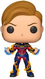 Funko- Pop Endgame-Captain Marvel w/New Hair Collectible Toy