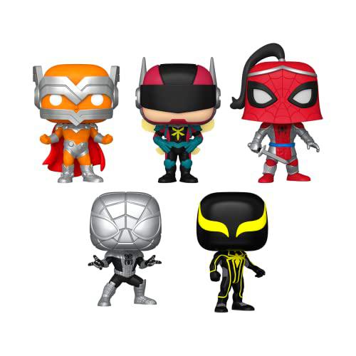 Funko Pop Marvel: Year of The Spider- 5PK Spider-Man (Amazon Exclusive)