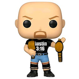 Funko Pop! WWE 7/11 Exclusive Stone Cold Steve Austion (2 cinturones) #89 con estuche acrílico gratuito