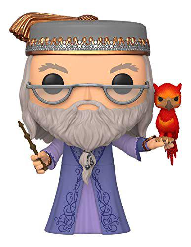 Funko- Pop Harry Potter: 10&quot; Dumbledore w/Fawkes S10 Figura Coleccionable