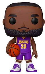 Funko- Pop Lakers-10 NBA 10&quot; Lebron James(Purple Jersey) Figura Coleccionable