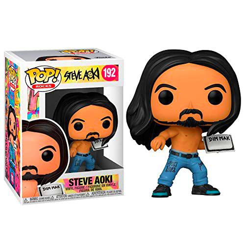 Funko- Pop Rocks Steve Aoki con Cake Juguete Coleccionable