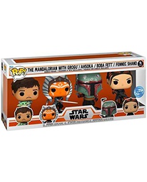 POP! 4 paquetes de The Mandalorian (Star Wars) Edición especial