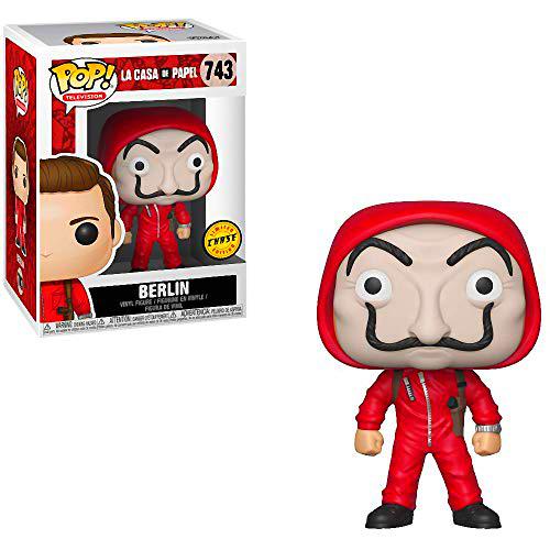 Funko Berlin (Chase Edition): La Casa De Papel x POP! TV Vinyl Figure &amp; 1 POP! Compatible PET Plastic Graphical Protector Bundle [#743 / 34498