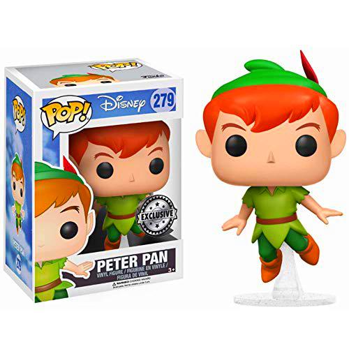 Funko - Disney, colección Pop Vinyl - Figura 279, Peter Pan - Edición Limitada, 9 cm