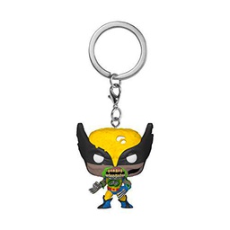 Funko- Pop Keychain: Marvel Zombies-Wolverine Figura Coleccionable