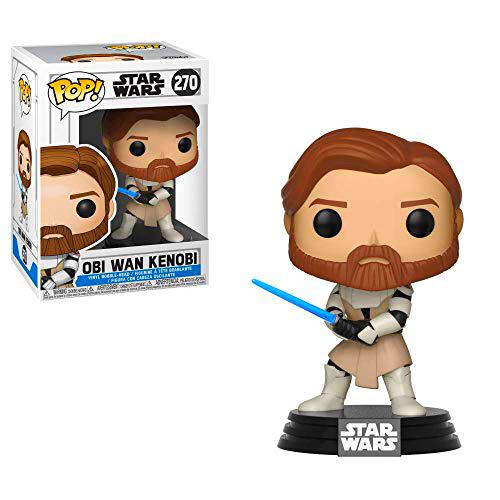 Pop! Star Wars The Clone Wars - Figura de Vinilo OBI Wen Kenobi