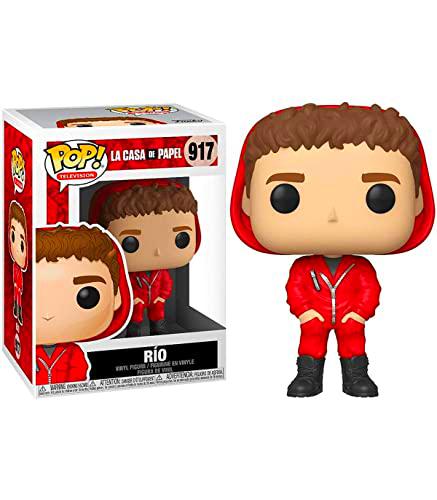 Pop! TV: Rio The Money Heist La Casa De Papel Pop! Figura de Vinilo (Incluye Funda Protectora Compatible con Pop Box)