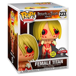 Pop! Attack on Titan - Mujer Titan Glow in The Dark 6&quot; Super Sized