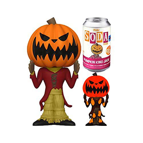 Funko Vinyl Soda: The Nightmare Before Christmas - Pumpkin King Jack w/(GW) Chase(IE) 1 In 6 Chance of Receiving A Chase Variant (Styles May Vary)