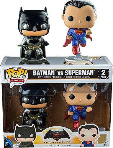 Funko, 7005 - Batman vs Superman: 2 Figuras Pop Vinyl