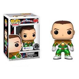 Galactic Toys Funko Pop TV: Metallic Unmasked Green Ranger Exclusive w Pop Protector