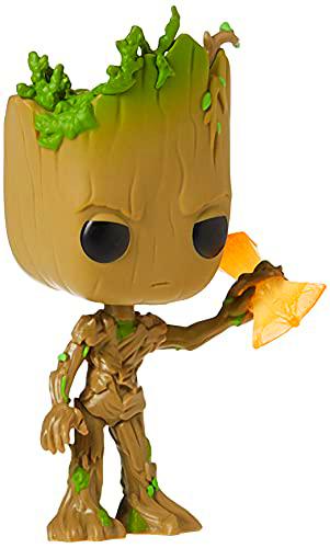 Funko 35773 Pop Bobble: Marvel: Infinity War S2: Groot W/ Stormbreaker