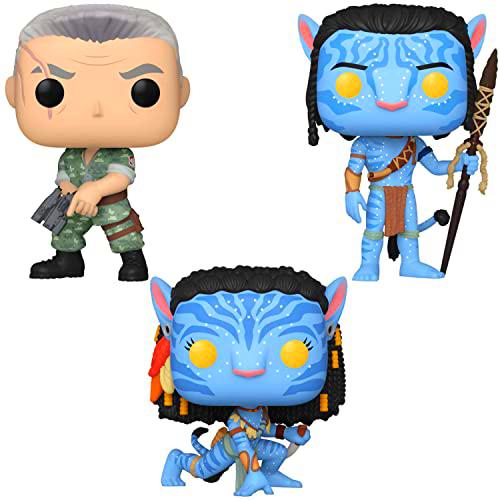 Pack Funko Avatar - Funko Pop Jake Sully + Neytiri + Miles Quaritch