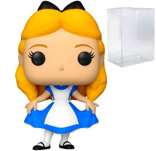 Disney: Alice in Wonderland 70th - Alice in Wonderland Curtsying Funko Pop! Vinyl Figure (Bundled with Compatible Pop Box Protector Case)