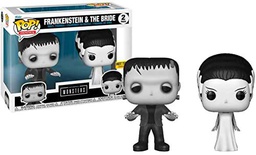 Bride of Frankenstein (1935) - The Monster &amp; The Bride Black &amp; White Pop! Vinilo Figura 2-Pack