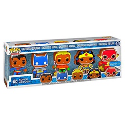 POP! 5 paquetes de DC Heroes Gingerbread (DC) Special Edition