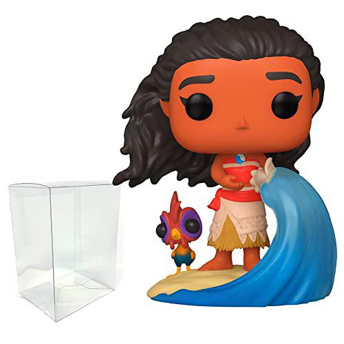 Funko Pop Bundle - 1 Disney: Ultimate Princess Moana with PET Plastic Box Protecter